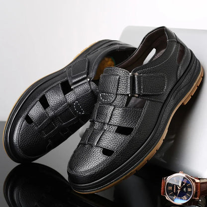 Vittorio Fisherman Leather Sandal