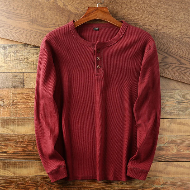 Carter Waffle Knit Henley