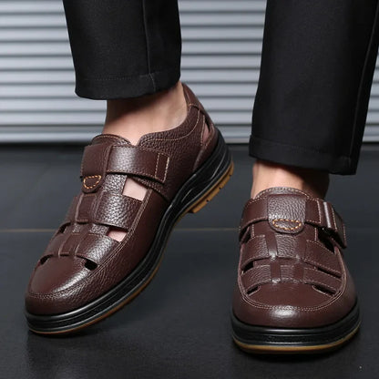 Vittorio Fisherman Leather Sandal