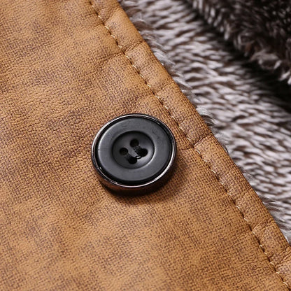 Charlie Suede Overcoat