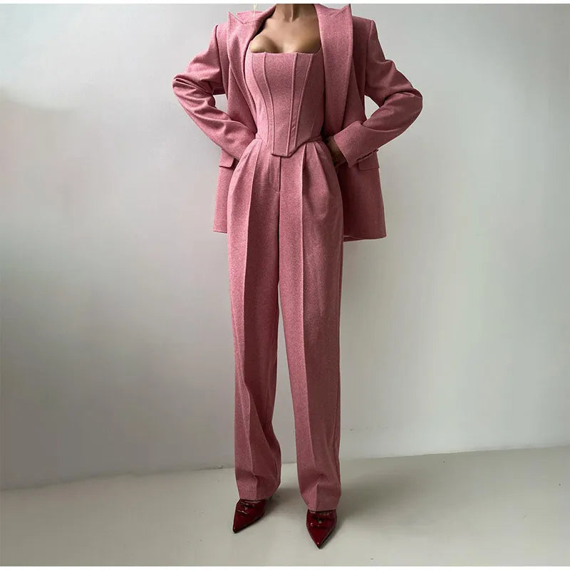 Astrid Three Pieces Tailored Set