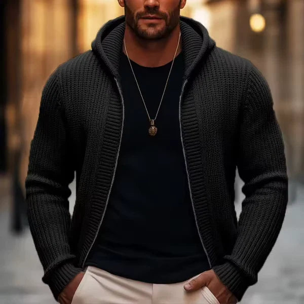 Flynn Hooded Knit Cardigan