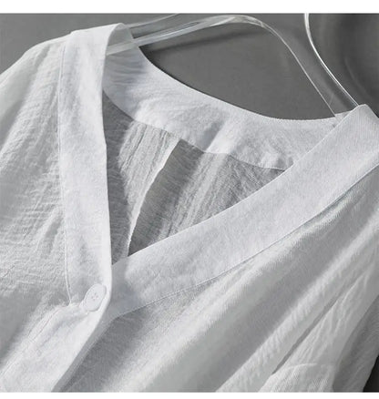 Genevieve Linen Blouse