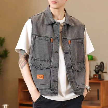 Wyatt Denim Vest