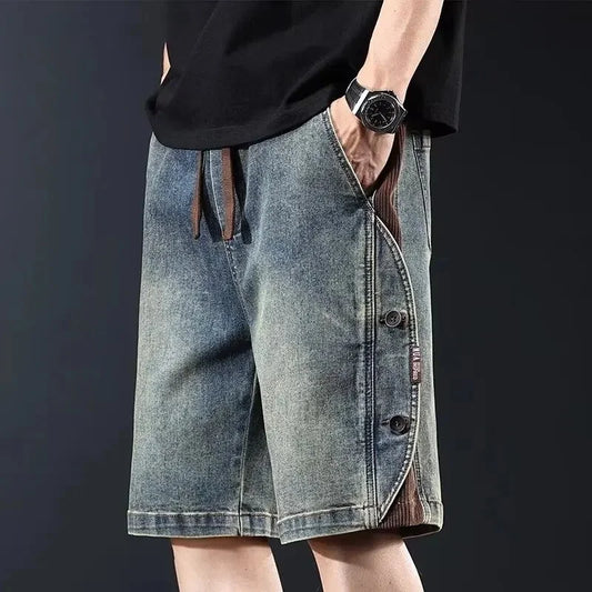 Sawyer Retro Denim Shorts