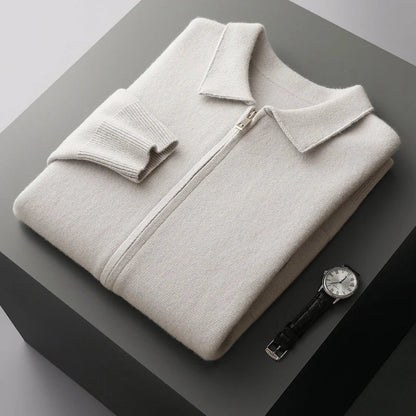 Elliot Collared Knit Jacket