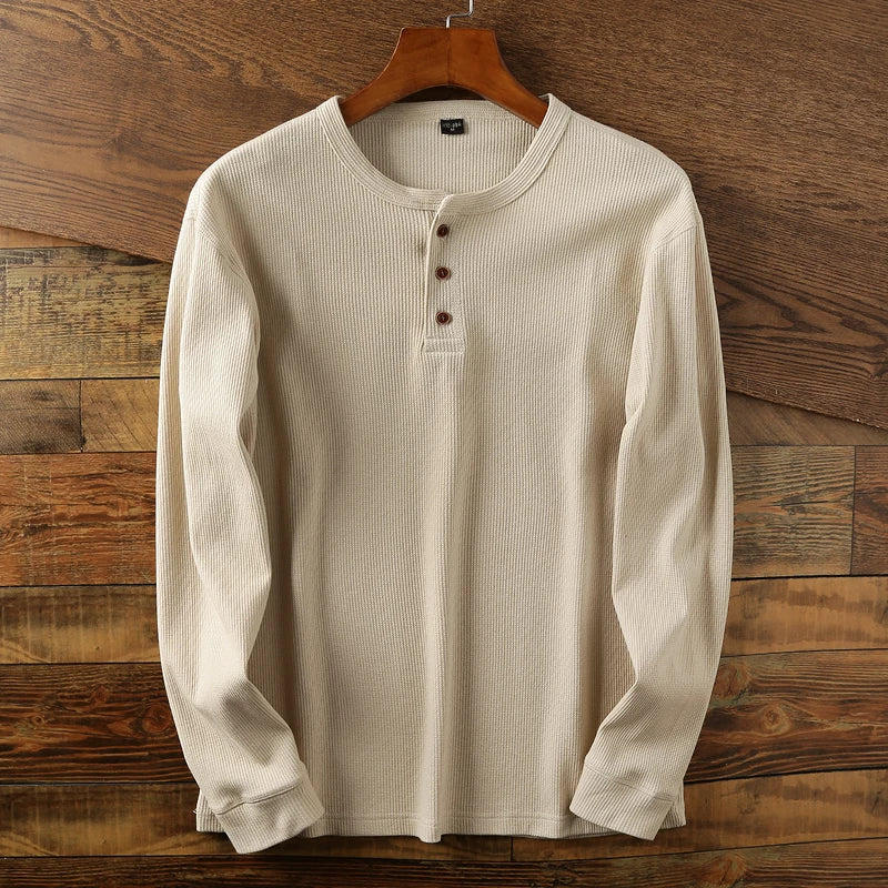 Carter Waffle Knit Henley