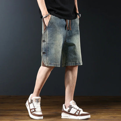 Sawyer Retro Denim Shorts