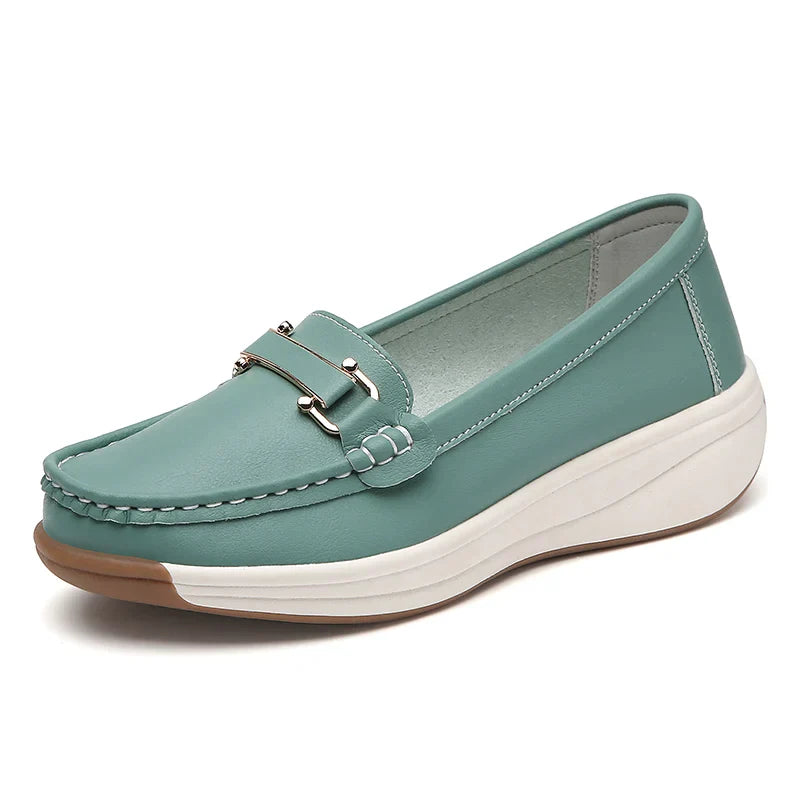 Amelie  Platform Leather Loafer