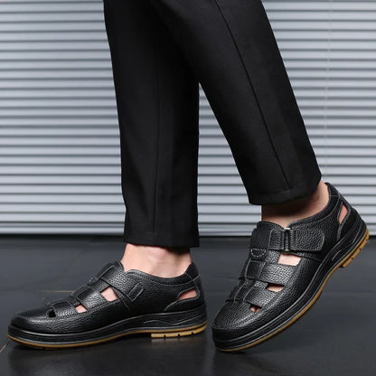 Vittorio Fisherman Leather Sandal