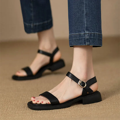 Aria Low Heel Sandals