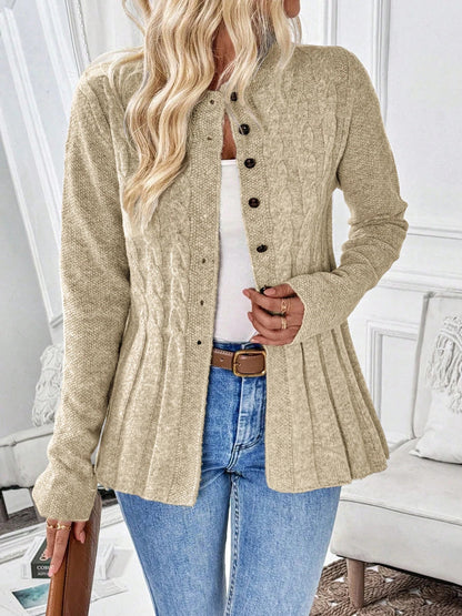 Juliette Cable-Knit Cardigan