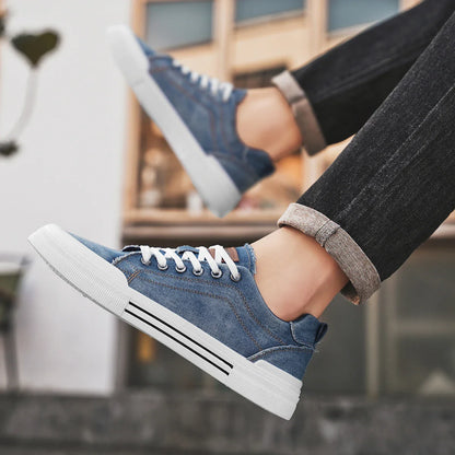 Brooklyn Denim Canvas Trainers