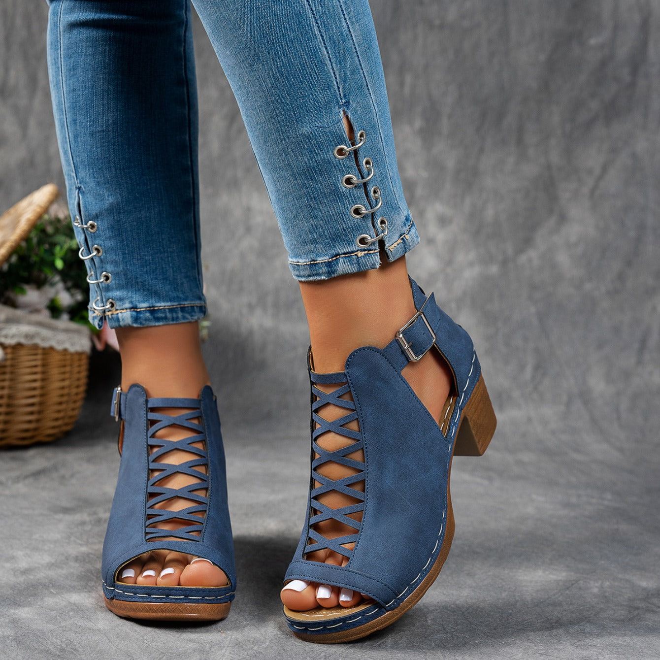 Savannah Cutout Heeled Sandal