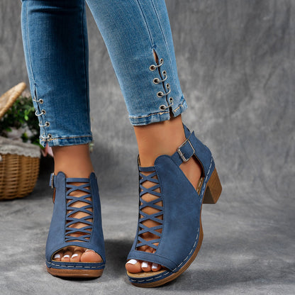 Savannah Cutout Heeled Sandal