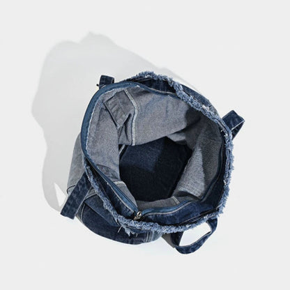 Vintage Bow Denim Bag