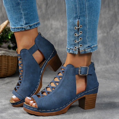 Savannah Cutout Heeled Sandal