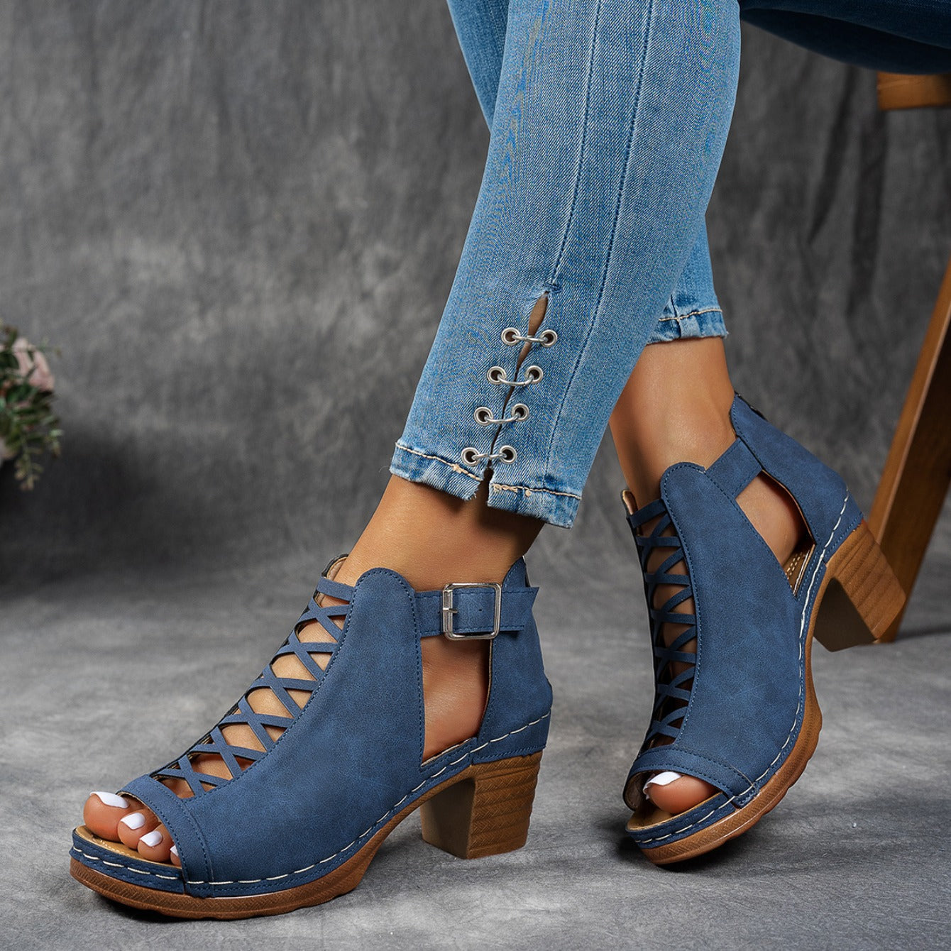Savannah Cutout Heeled Sandal