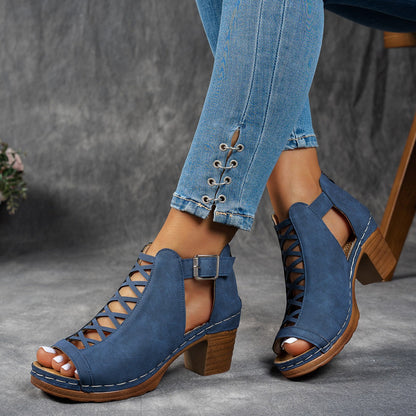 Savannah Cutout Heeled Sandal
