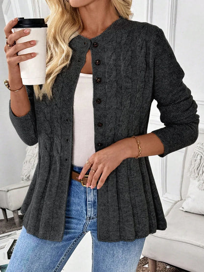 Juliette Cable-Knit Cardigan