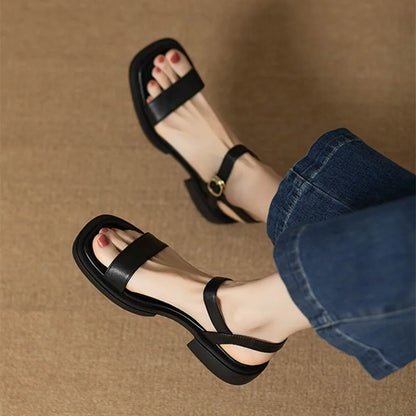 Aria Low Heel Sandals