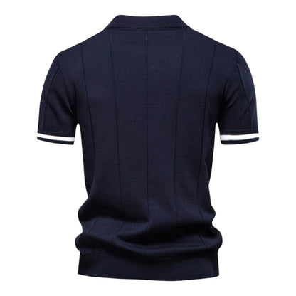 Dante Knit Zip Polo