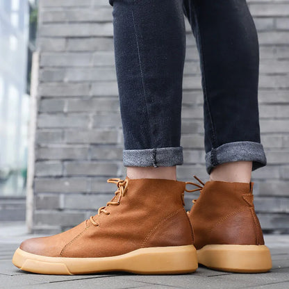 Halden Leather Ankle Boots