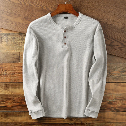 Carter Waffle Knit Henley