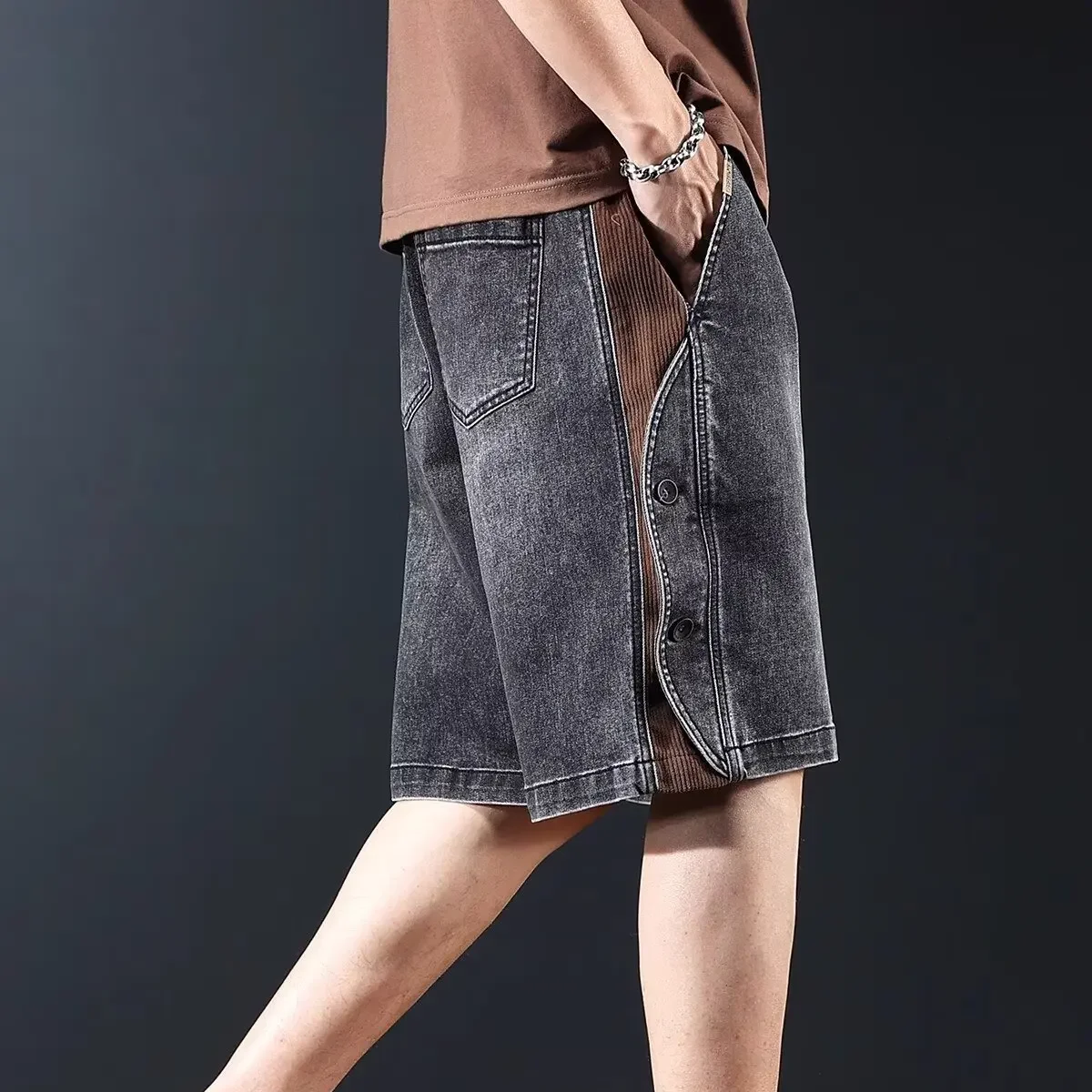 Sawyer Retro Denim Shorts