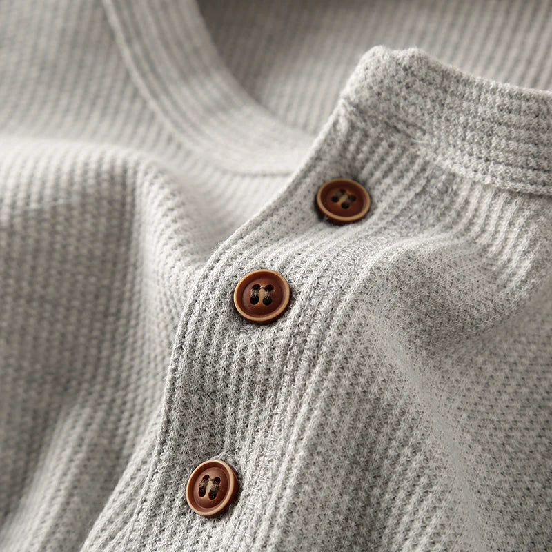 Carter Waffle Knit Henley