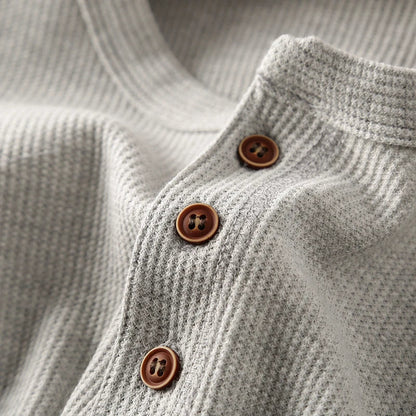 Carter Waffle Knit Henley