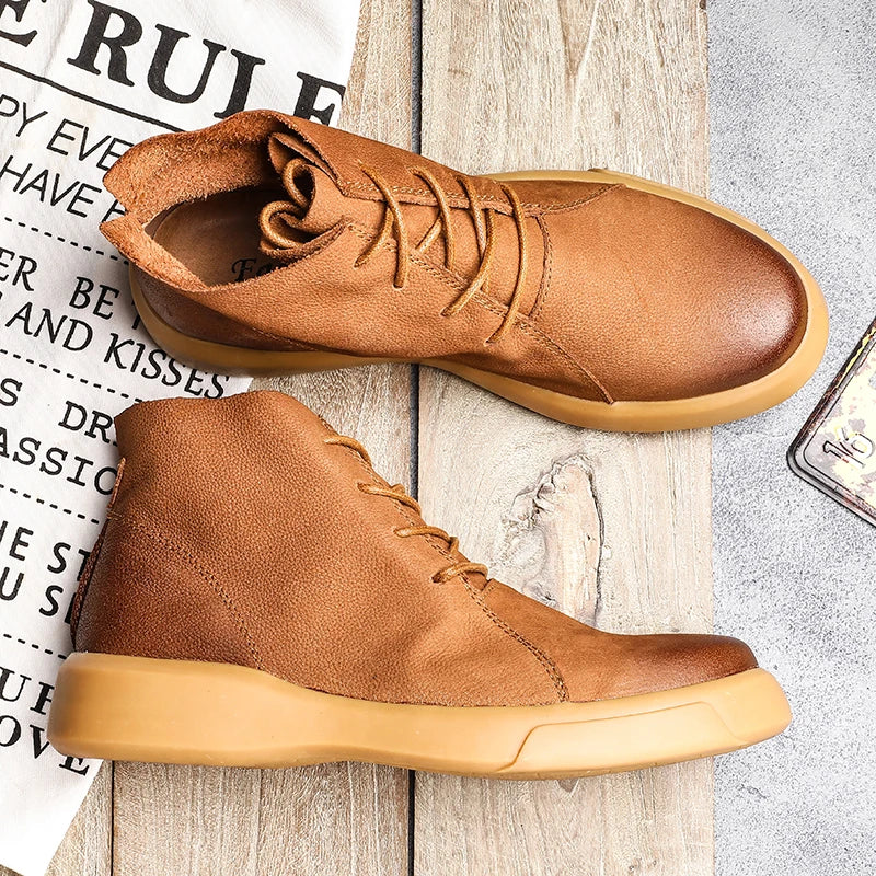 Halden Leather Ankle Boots