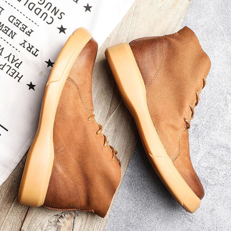 Halden Leather Ankle Boots
