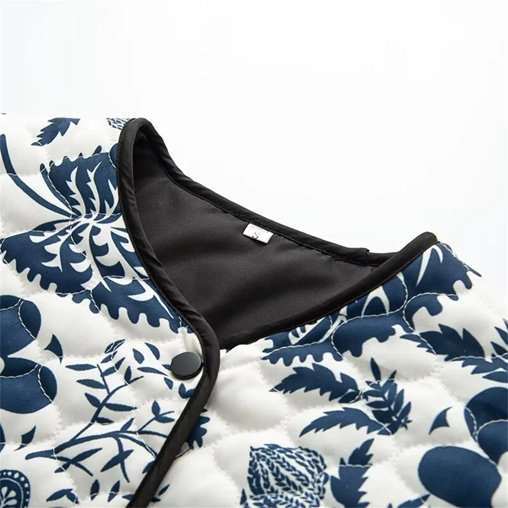 Celeste Botanical Print Jacket