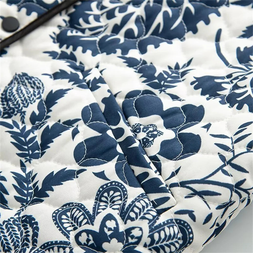 Celeste Botanical Print Jacket