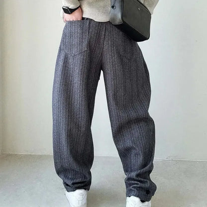 Marcus Relaxed Wool Trousers