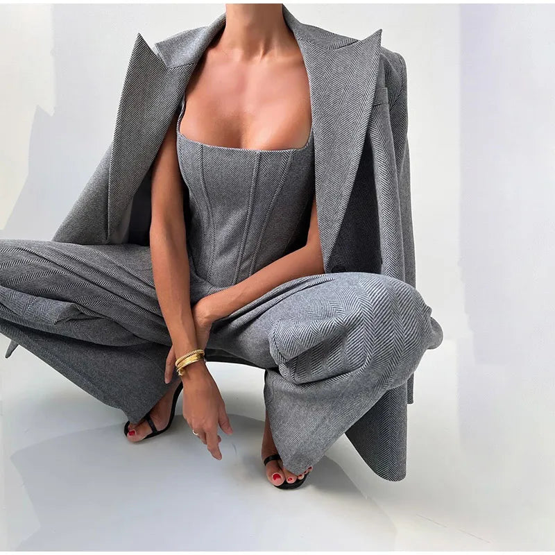 Astrid Three Pieces Tailored Set