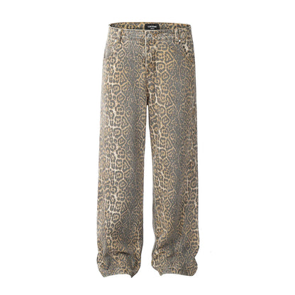 Zarella Vintage Leopard Denim