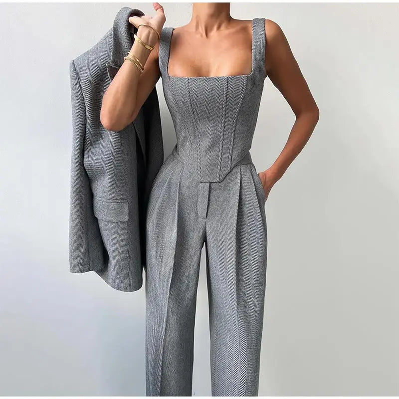 Astrid Three Pieces Tailored Set