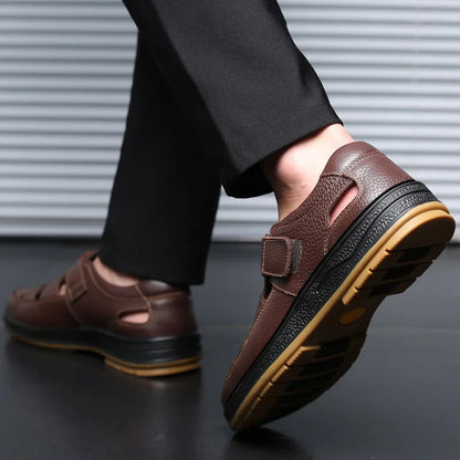 Vittorio Fisherman Leather Sandal