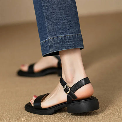 Aria Low Heel Sandals