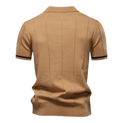 Dante Knit Zip Polo