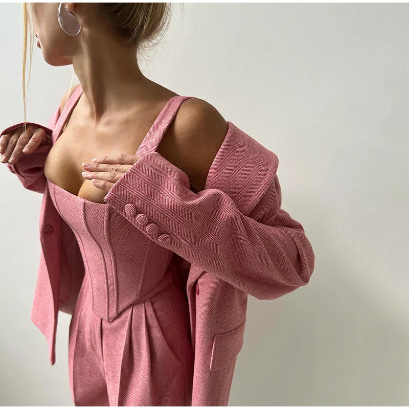 Astrid Three Pieces Tailored Set