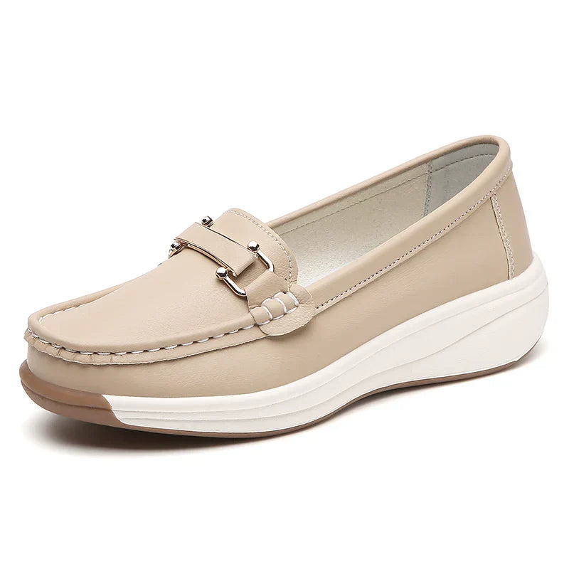 Amelie  Platform Leather Loafer