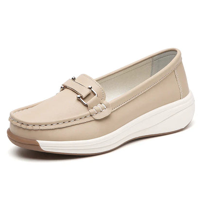 Amelie  Platform Leather Loafer
