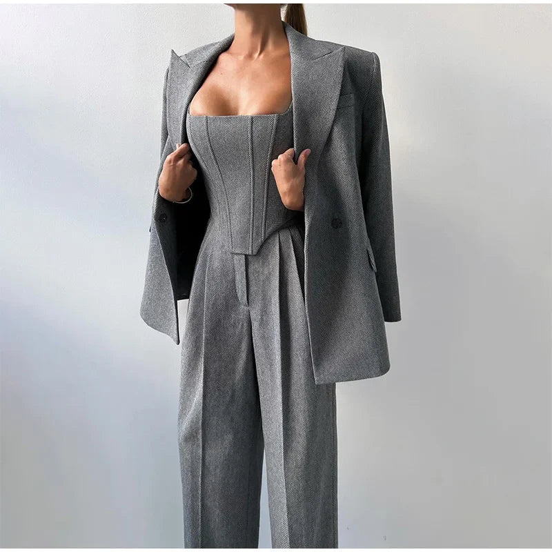 Astrid Three Pieces Tailored Set