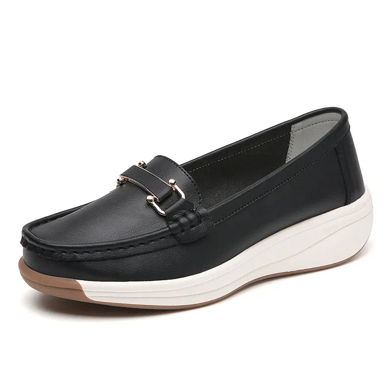 Amelie  Platform Leather Loafer