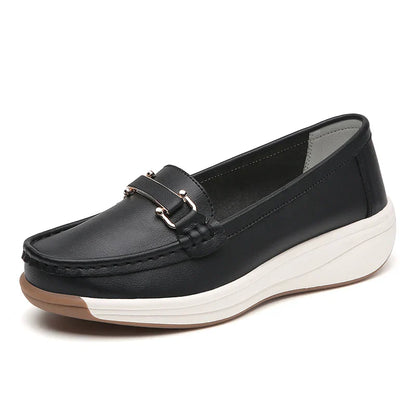 Amelie  Platform Leather Loafer