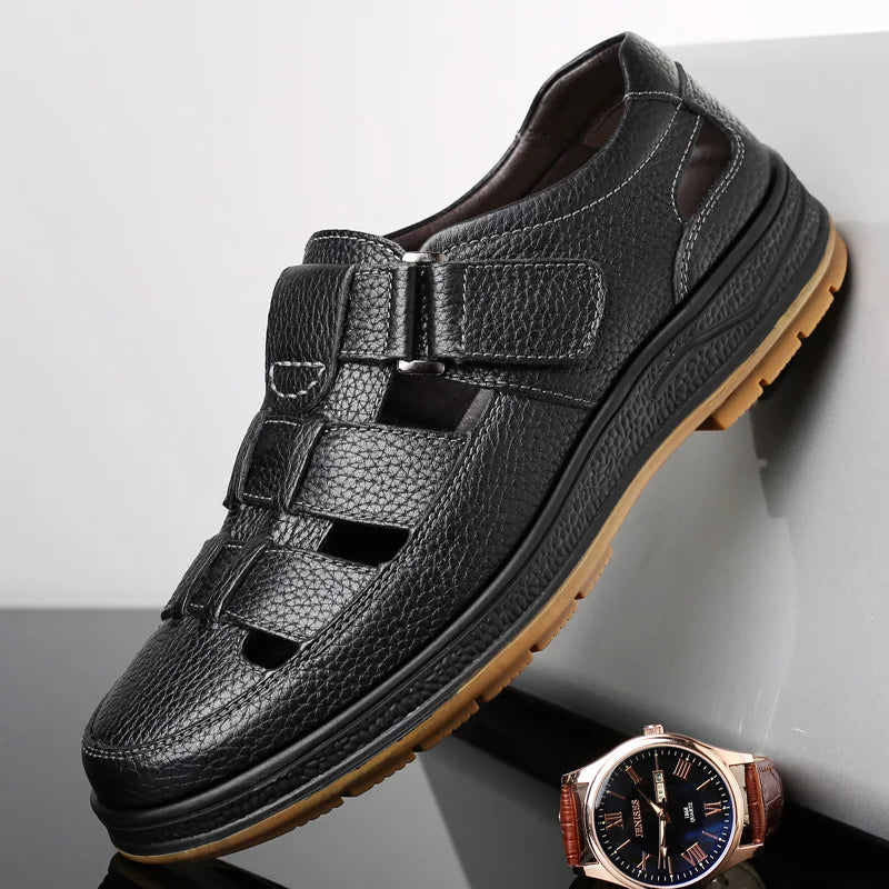 Vittorio Fisherman Leather Sandal