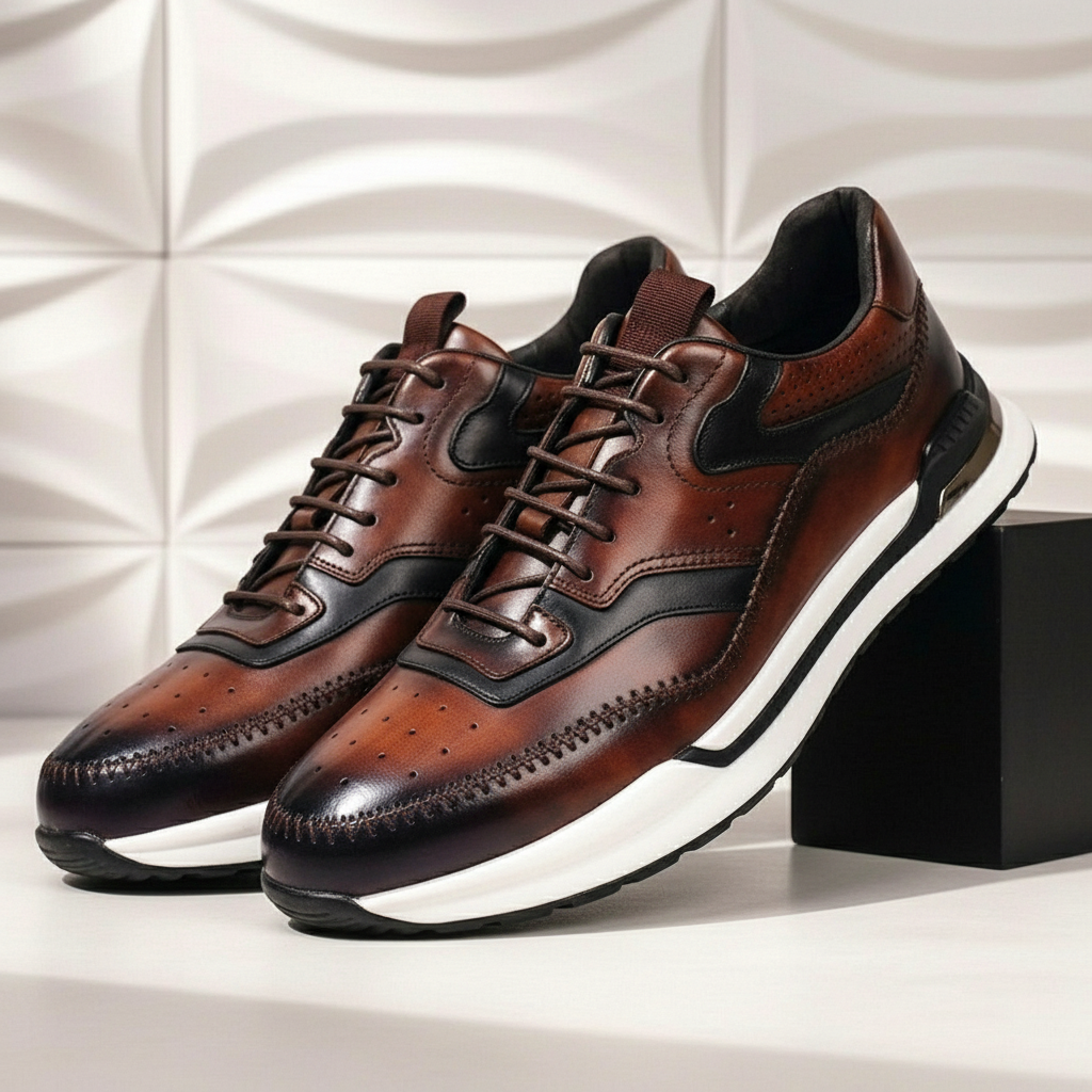 Harlow Burnished Luxury Trainer